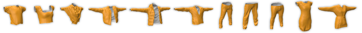 DigitalMe garment examples